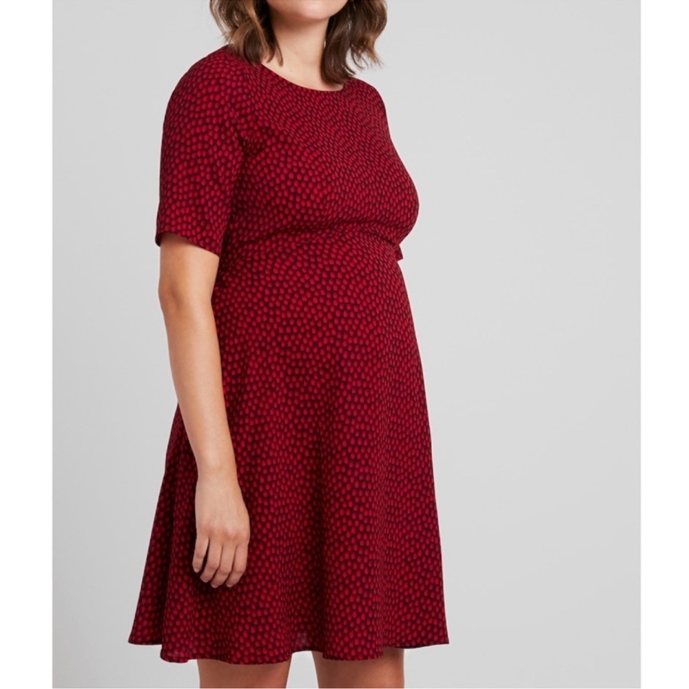 Seraphine Florette Spots Maternity Dress Size 4